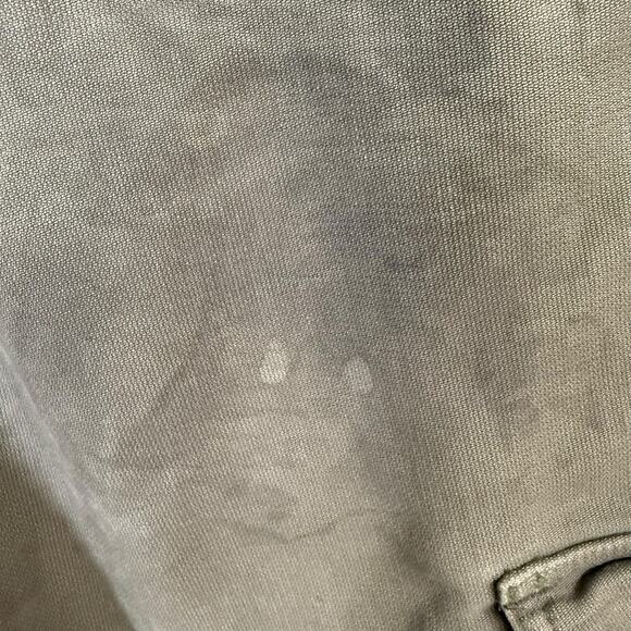 Vtg 80s H Winnen GMBH & Co army pants 6 Green Grunge Gorpcore Cargo Button Fly - Picture 12 of 14